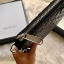473881 GUCCI Gucci Signature 柔软质地 男包 手拿腕包 黑色