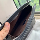 475316 Gucci红绿提花条纹皮革手拿包 Gucci手包 黑色