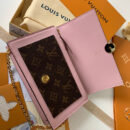 M67405 LV FLORE 链条包 Monogram 帆布配小牛皮女包 LV链条包 粉色