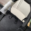 M30345 LV KEEPALL BANDOULIERE 50 旅行袋 LV Taiga 皮革行李包 黑色