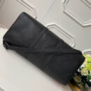 M30345 LV KEEPALL BANDOULIERE 50 旅行袋 LV Taiga 皮革行李包 黑色