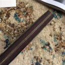 424893 Gucci 古驰钱包 蝴蝶图案 双G高级人造帆布 全拉链式钱包 深啡色