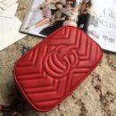 476433 Gucci 古驰女包 绗缝皮革 Gucci Nano 古驰拉链手袋 红色