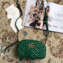 476433 Gucci 古驰女包 绗缝皮革 Gucci Nano 古驰拉链手袋 绿色
