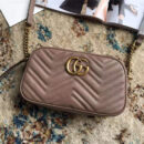 476433 Gucci 古驰女包 绗缝皮革 Gucci Nano 古驰拉链手袋 奶茶色