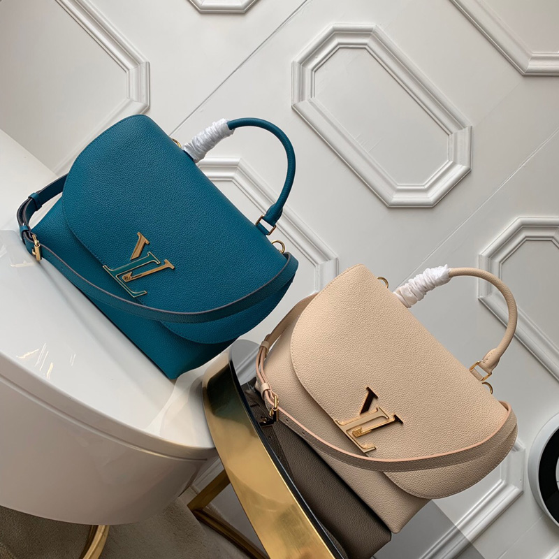 M55060 LV Volta 手袋 2019新款 LV全皮女包 奶白色