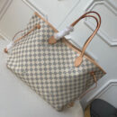 N41360 LV NEVERFULL 大号手袋 LV购物袋白格 LV子母包 大号