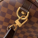 N41366 LV Speedy 35 手袋 （配肩带） Damier Ebene 帆布女包 LV枕头包