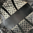 M53971 LV Keepall 50 旅行袋 Monogram刺绣透视图案旅行包 黑色