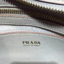 lBA046 Prada女袋 拼小牛皮 小号手挽包 Prada手提包 卡其