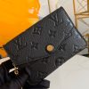 M60633 LV钥匙包 Monogram Empreinte皮革零钱包 黑色
