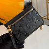 M60633 LV钥匙包 Monogram Empreinte皮革零钱包 黑色