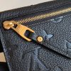 M60633 LV钥匙包 Monogram Empreinte皮革零钱包 黑色