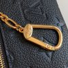 M60633 LV钥匙包 Monogram Empreinte皮革零钱包 黑色