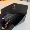 M60633 LV钥匙包 Monogram Empreinte皮革零钱包 黑色
