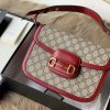 1572828730435093.jpg 602204 Gucci 1955马衔扣肩背包 2020早春系列 Gucci马鞍包 红色