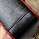 583571 Gucci GG Marmont 系列迷你手提包 斜纹绗缝皮革女包 黑色