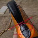 583571 Gucci GG Marmont 系列迷你手提包 斜纹绗缝皮革女包 黑色