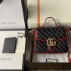 1572830966656436.jpg 583571 Gucci GG Marmont 系列迷你手提包 斜纹绗缝皮革女包 黑色