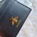523665 Gucci Animalier系列卡片夹 Gucci卡包 蜜蜂标志黑色