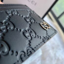 473927 Gucci Signature皮革卡片夹 Gucci卡包 黑色
