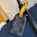 M55149 LV Keepall 50旅行袋 Epi皮革配Damier Graphite帆布 蓝色