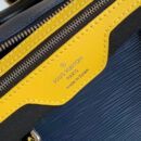 M55149 LV Keepall 50旅行袋 Epi皮革配Damier Graphite帆布 蓝色