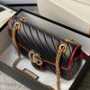443497 GG Marmont 系列小号肩背包 Gucci2019新款黑色斜纹女包