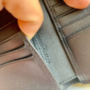 473916 CWC1N 1000 Gucci Signature黑色皮夹 金属GG双折钱包