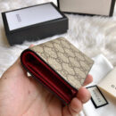 476050 Gucci Supreme高级人造帆布 日本限量樱桃小钱夹卡片夹