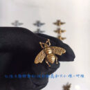 460185 Gucci Animalier系列卡包 小蜜蜂短款钱包 黑色