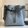 M55906 LV MURIA手袋 Mahina打孔通花小牛皮 LV水桶包 绿色