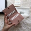 546580 Gucci GG Marmont绗缝V型皮革小号钱包 粉色