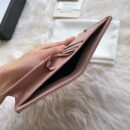 546580 Gucci GG Marmont绗缝V型皮革小号钱包 粉色