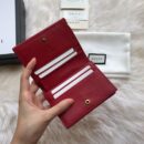 546580 Gucci GG Marmont绗缝V型皮革小号钱包 红色