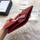 546580 Gucci GG Marmont绗缝V型皮革小号钱包 红色