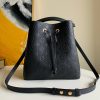 1585014757533977.jpg M45256 LV NEONOE 中号手袋 Monogram Empreinte 压纹皮革女包 黑色