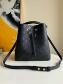 M45256 LV NEONOE 中号手袋 Monogram Empreinte 压纹皮革女包 黑色