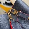 M45306 LV NEONOE 中号手袋 Monogram Empreinte 压纹皮革女包 深蓝色