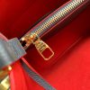 M45306 LV NEONOE 中号手袋 Monogram Empreinte 压纹皮革女包 深蓝色
