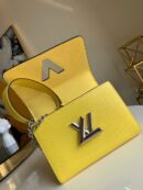 M56119 LV TWIST 迷你手袋 Eip水波纹扭锁包 黄色