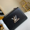 M56117 LV TWIST 迷你手袋 Eip水波纹扭锁包 黑色