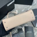 602716 YSL圣罗兰 CASSANDRA迷你粒面压印皮革手提包 粉色