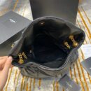 577475 YSL圣罗兰LOULOU PUFFER中号绗缝小羊皮手袋 黑色金扣