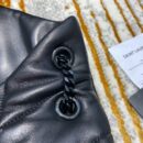 577476 YSL圣罗兰LOULOU PUFFER小号绗缝小羊皮手袋 黑色黑扣