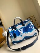 M45146 LV SPEEDY BANDOULIERE 30 手袋 日本绞染工艺女包 蓝色