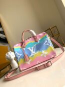 M45123 LV SPEEDY BANDOULIERE 30 手袋 日本绞染工艺女包 粉色