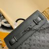M55701 LV STEAMER 小号手袋 Taurillon 牛皮Monogram压花男包 黑色