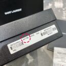 607788 YSL圣罗兰 UPTOWN粒面压印皮革链条钱包 YSL信封包 黑色