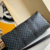 1587078270207072.jpg N40262 LV Keepall 50 旅行袋 Damier Graphite 帆布旅行袋 红色印花